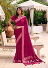 Purnima By Stavan Moss Georgette Weaving Jequarq Wholesale Saree In India